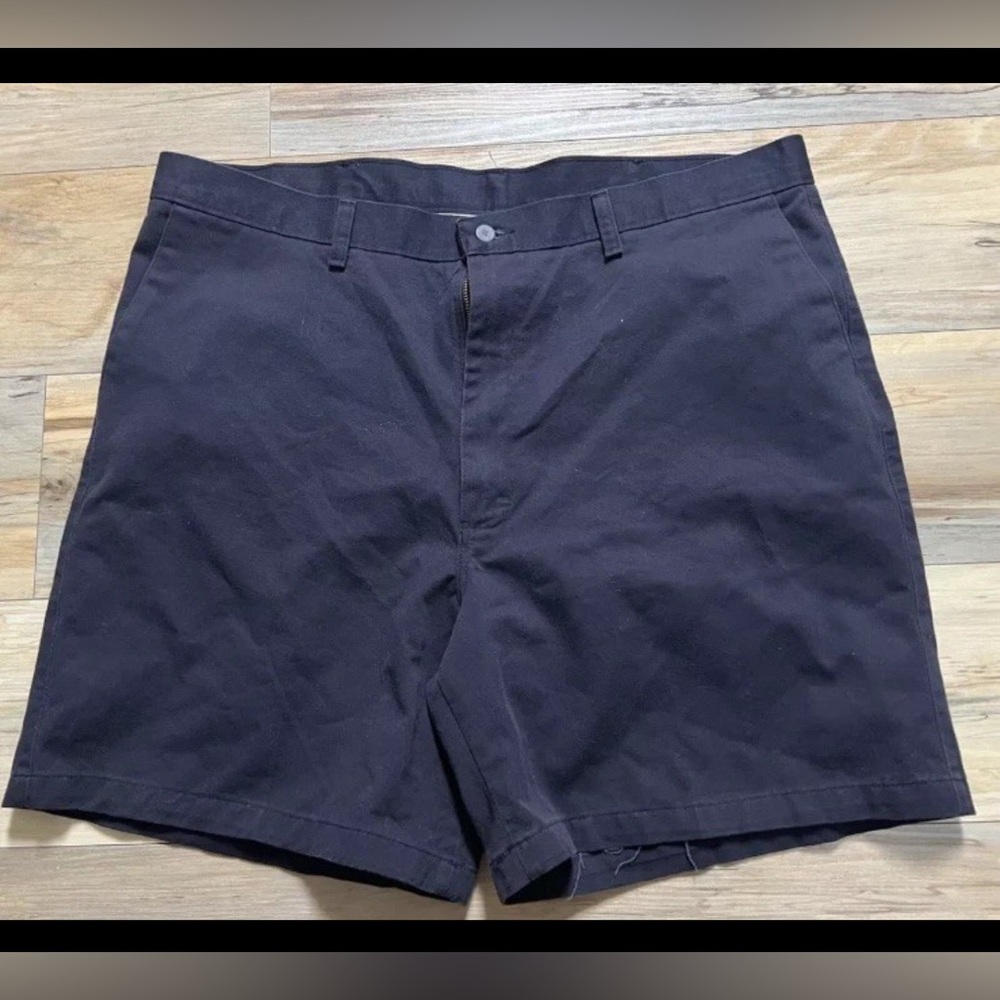 Lee Dark Navy Flat-Front Men's Shorts